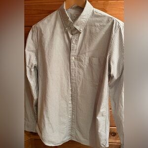 J. Crew Men's Striped Oxford Cloth Button Down